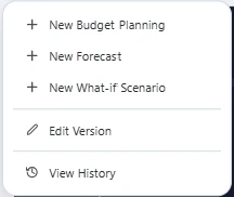 Version Management detail